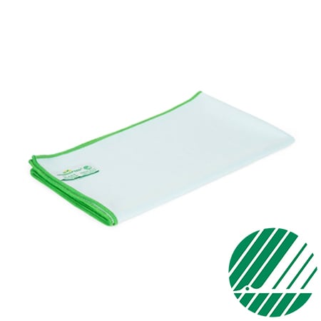 Glas - Microfasertuch 70 x 61 cm blau 