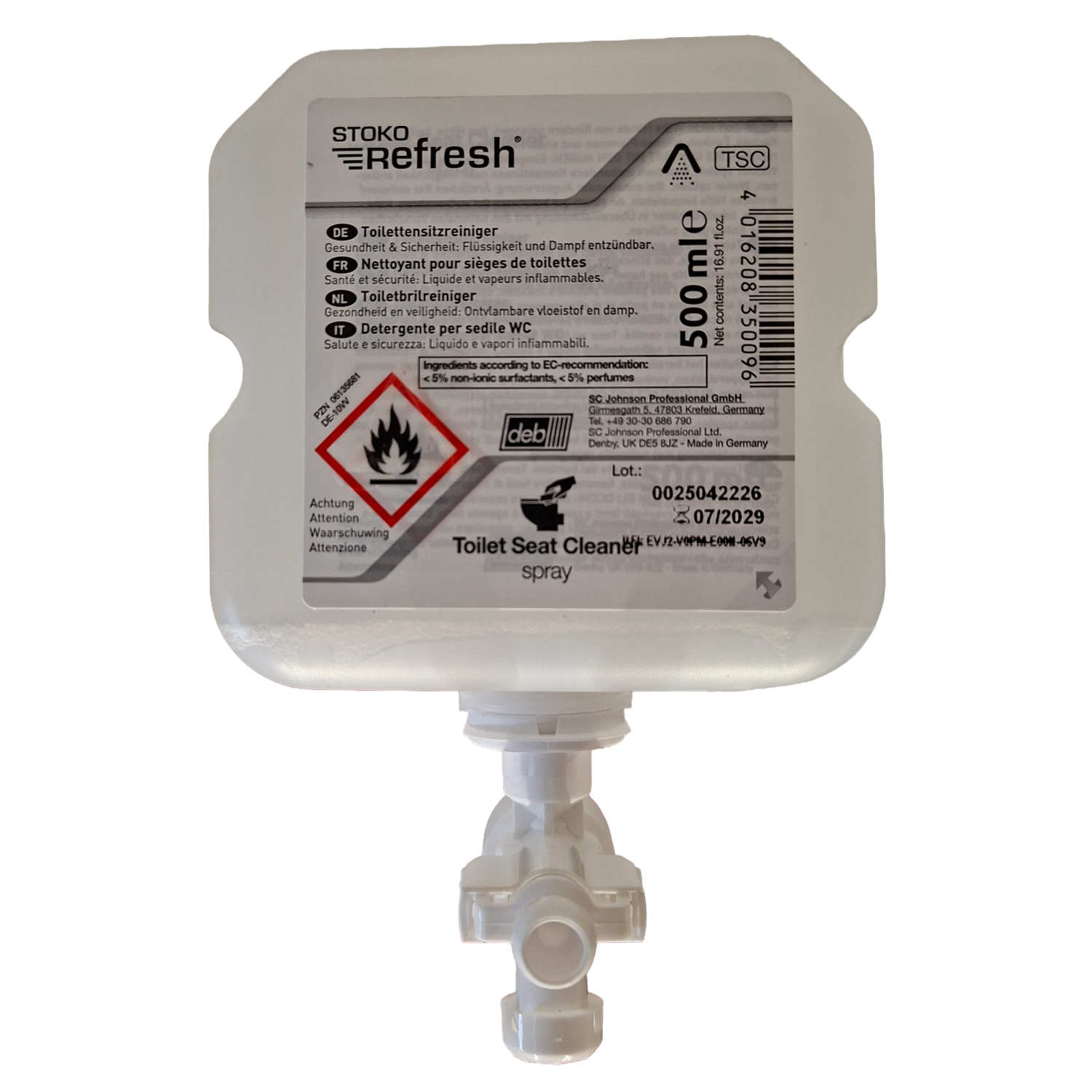 WC-Sitzreiniger Nachfüllung DGHM 500 ml 