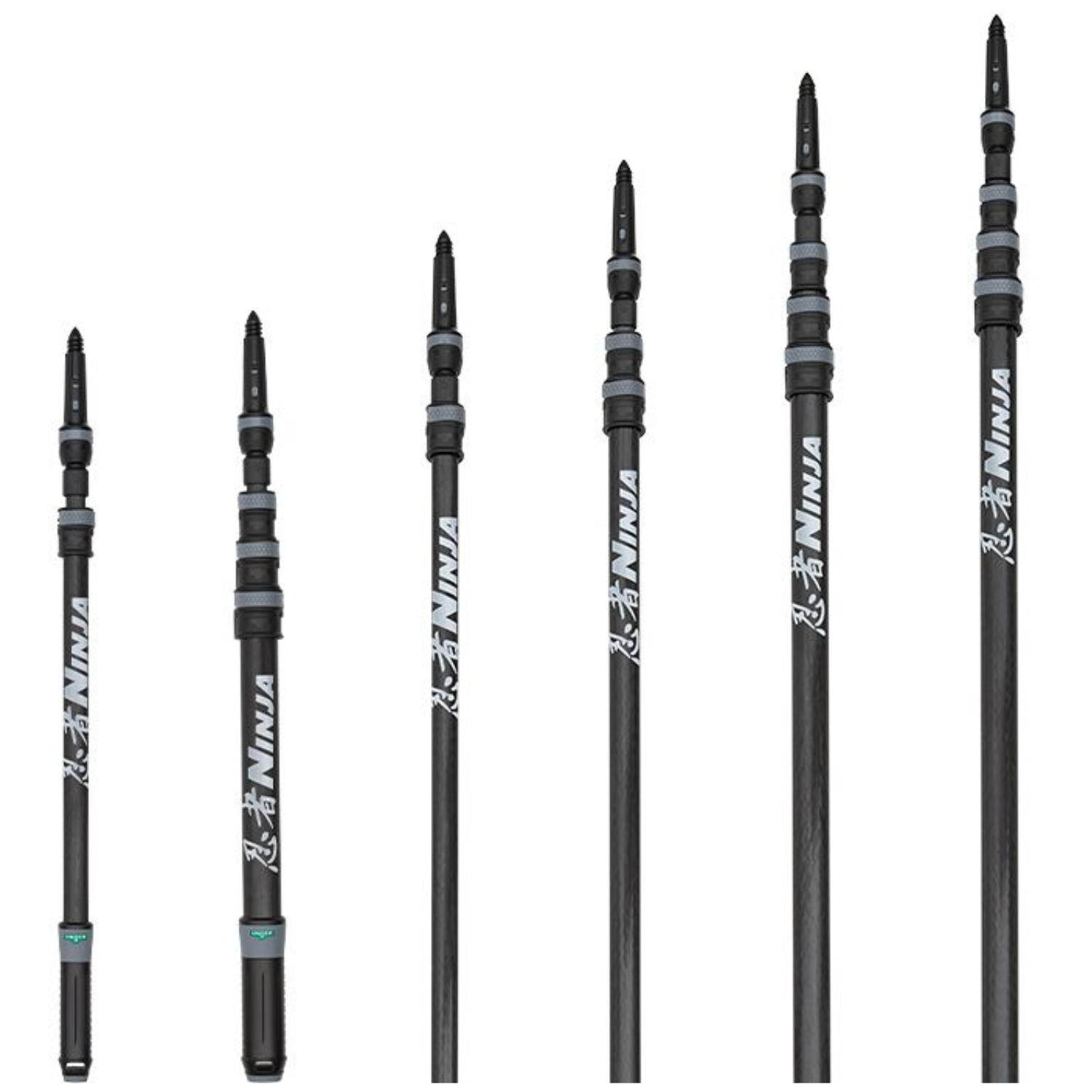 Teleskopstange Ninja Carbon 1.20 m 2teilig, 0.77 - 1.20 m ausziehbar