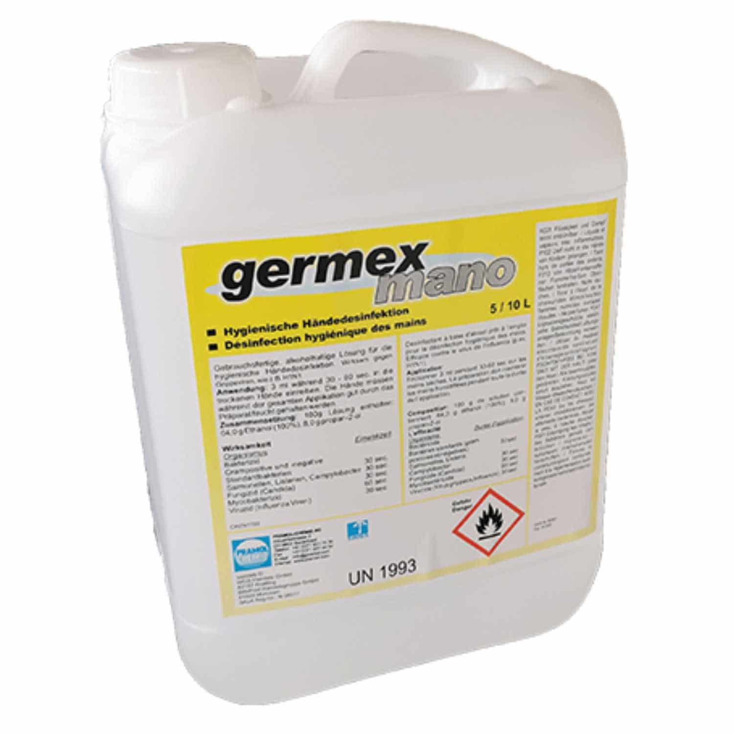 Germex Mano - hyg.Händedesinfektion 5-Ltr.-Bidon