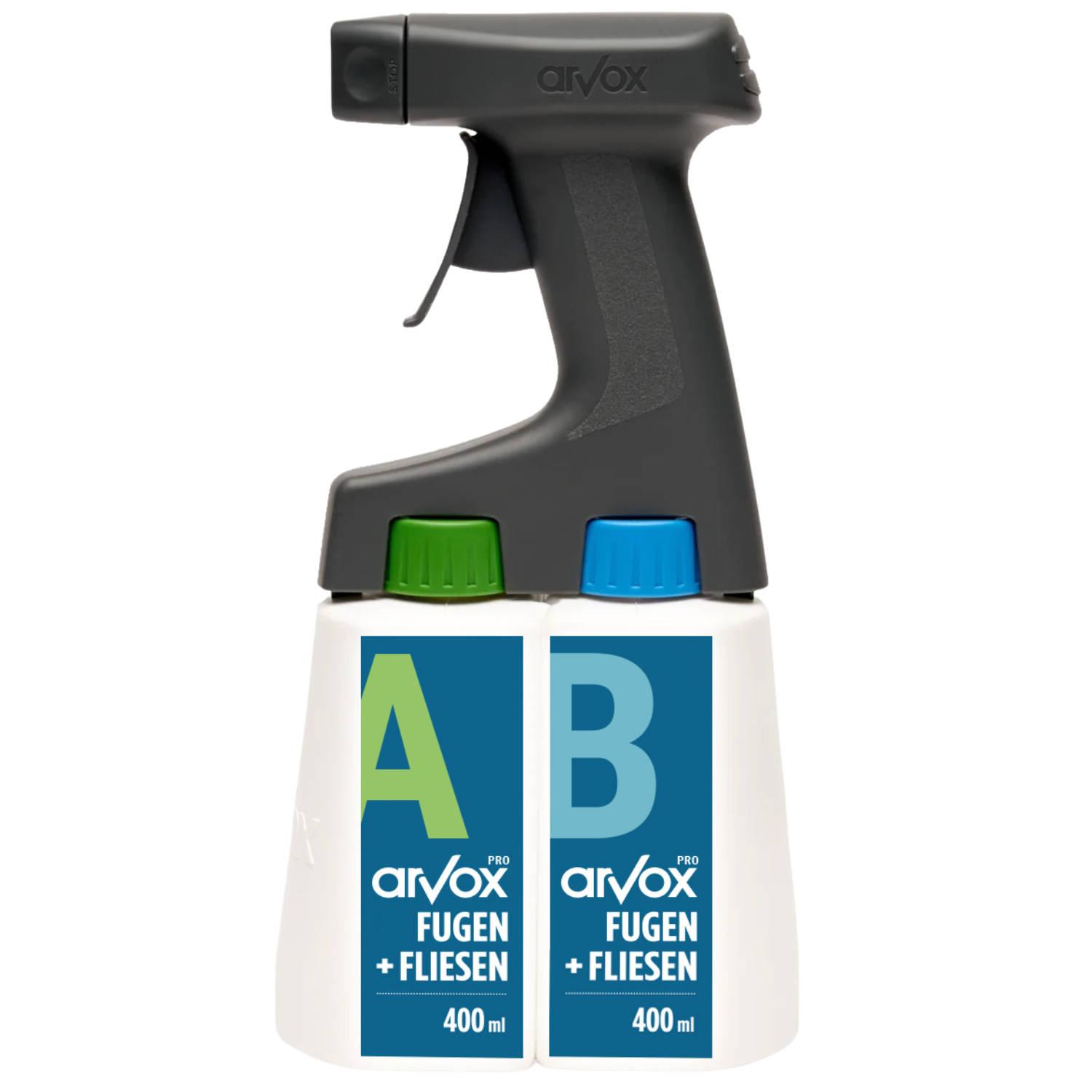 Arvox Pro Fugen + Fliesen TwinSprayer 2 x 0.4 Liter