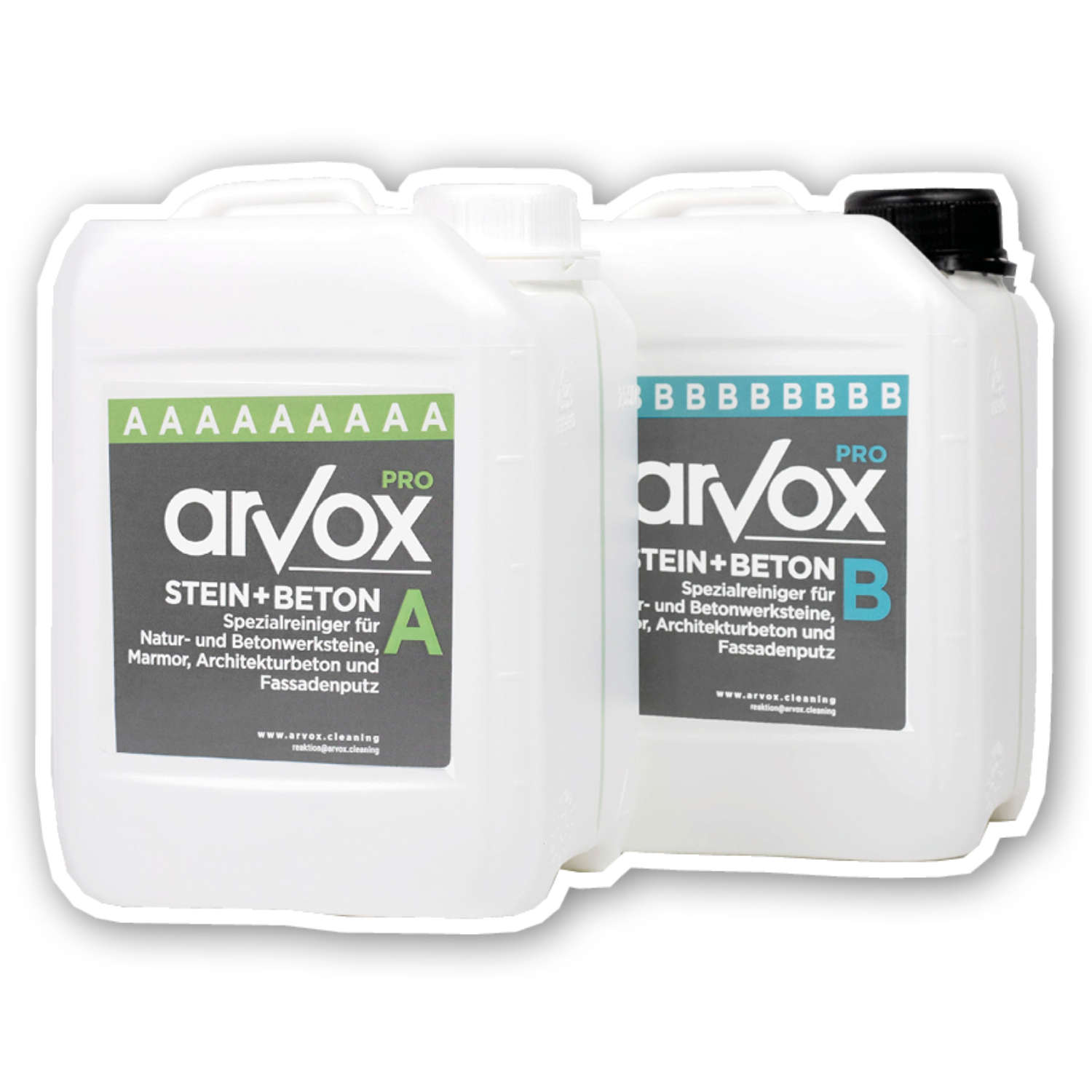 Arvox Pro Stein + Beton 2 x 5 L Set
