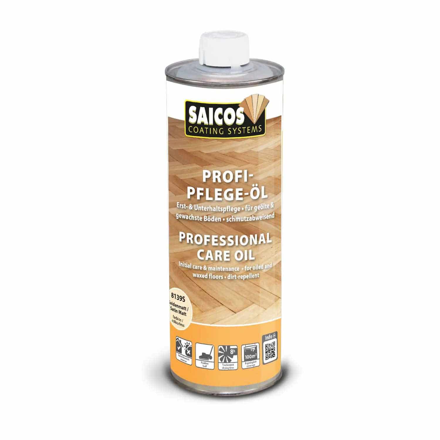 Saicos Profi-Pflege-Öl für geölte Oberflächen - 1 Liter
