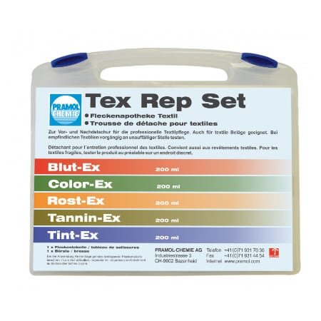 Fleckenapotheke Blut-Ex / Tannin-Ex / Color-Ex / Tint-Ex / Rost-Ex