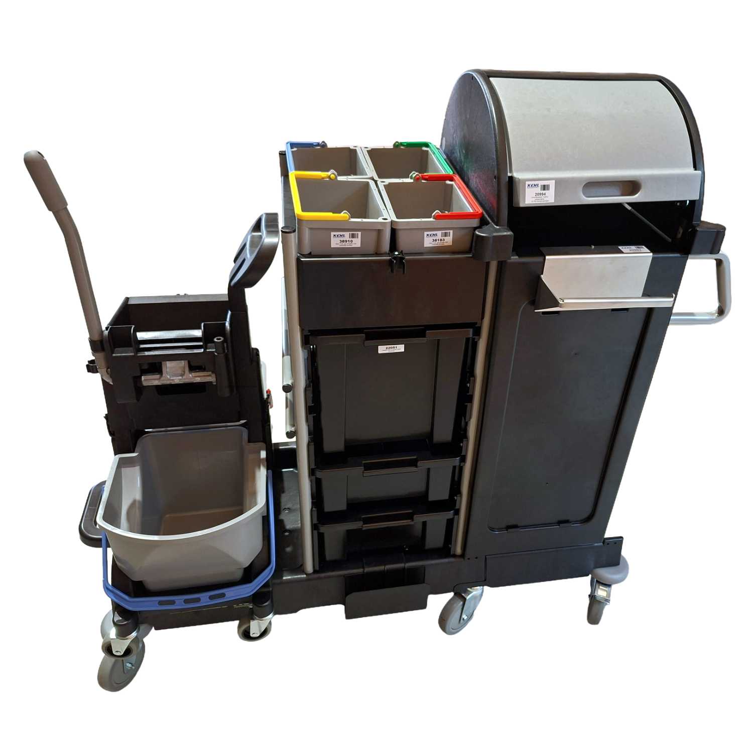 Reinigungswagen SM-3 konfektioniert bestehend aus: