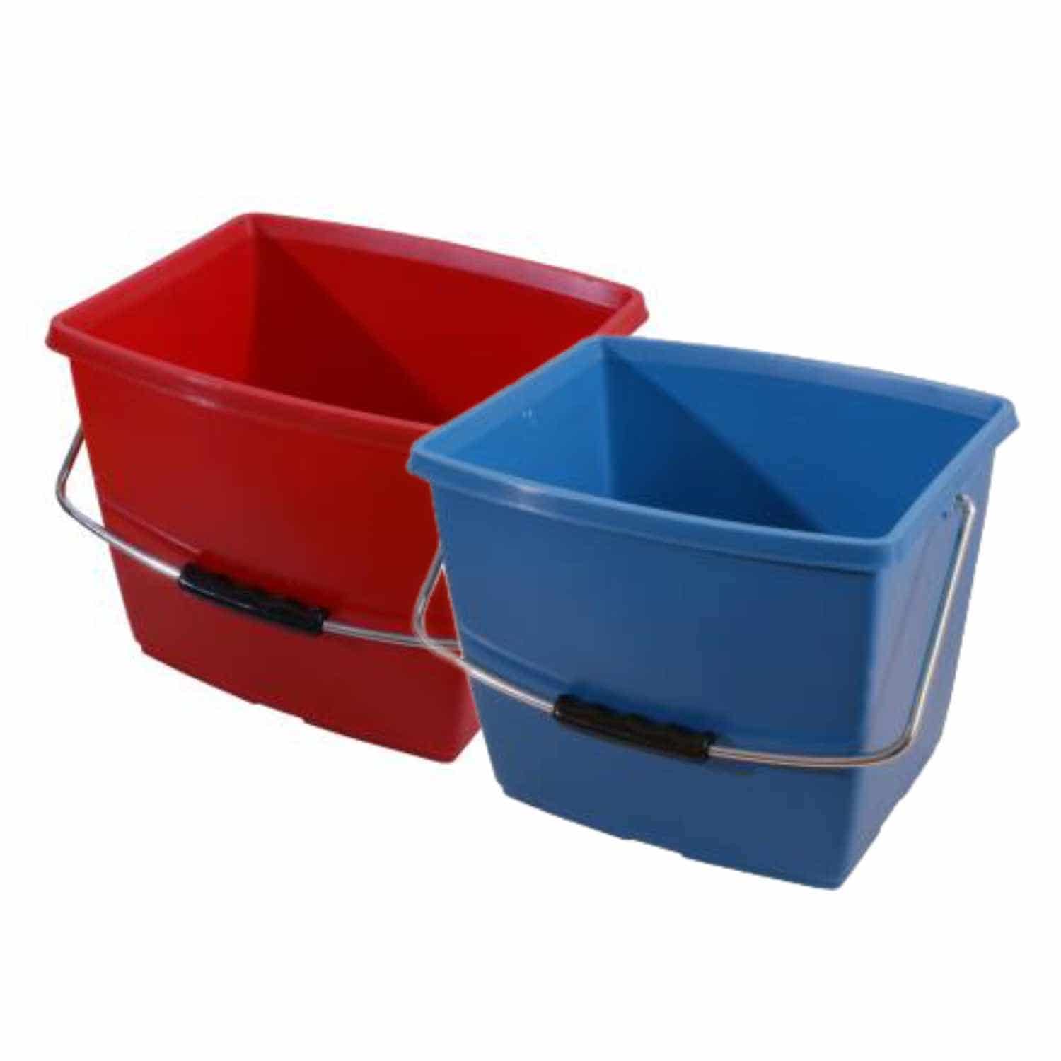 Eimer 12 L - rechteckig aus PPC - verschiedene Farben