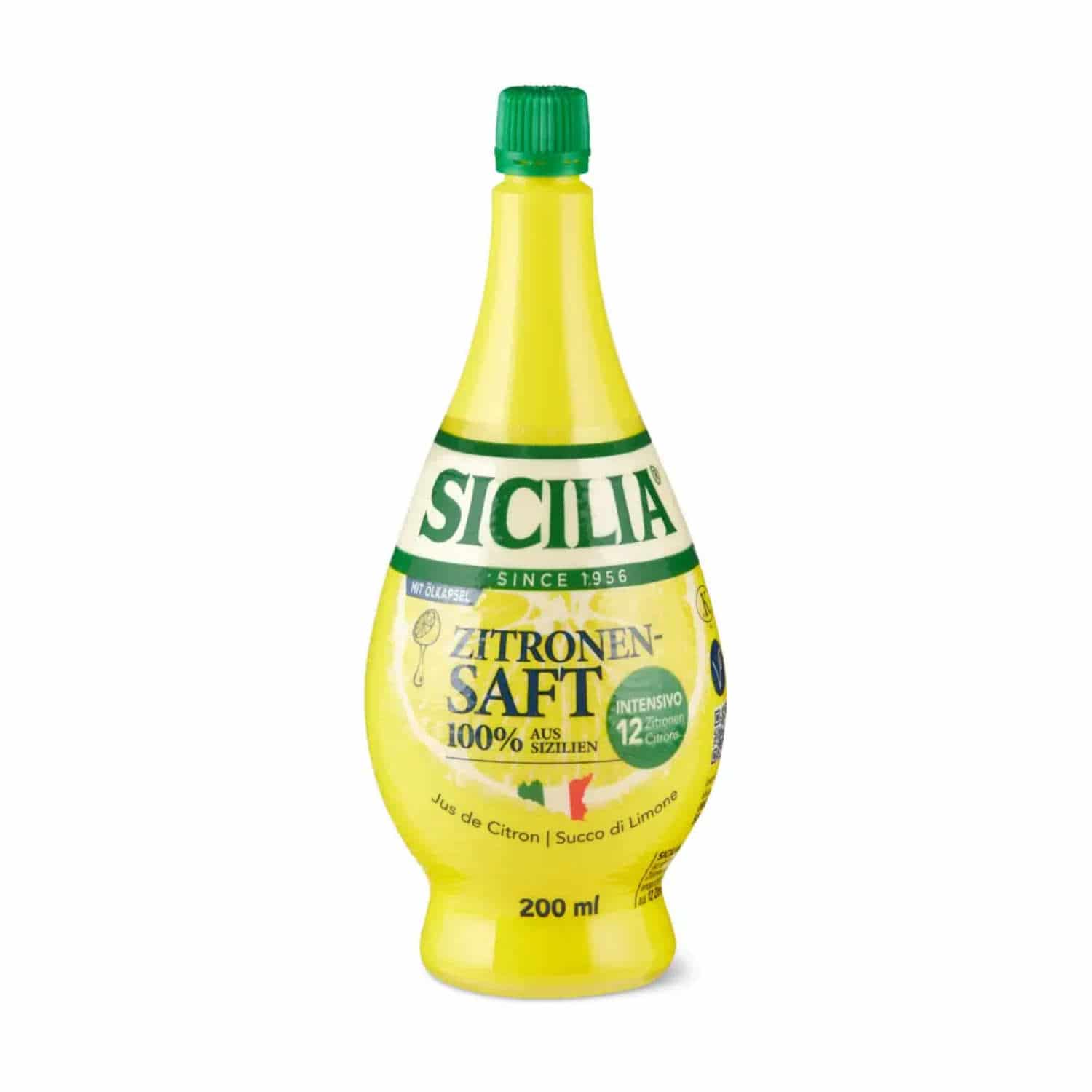 Zitronensaft SICILIA  -  200 ml aus biologischer Landwirtschaft