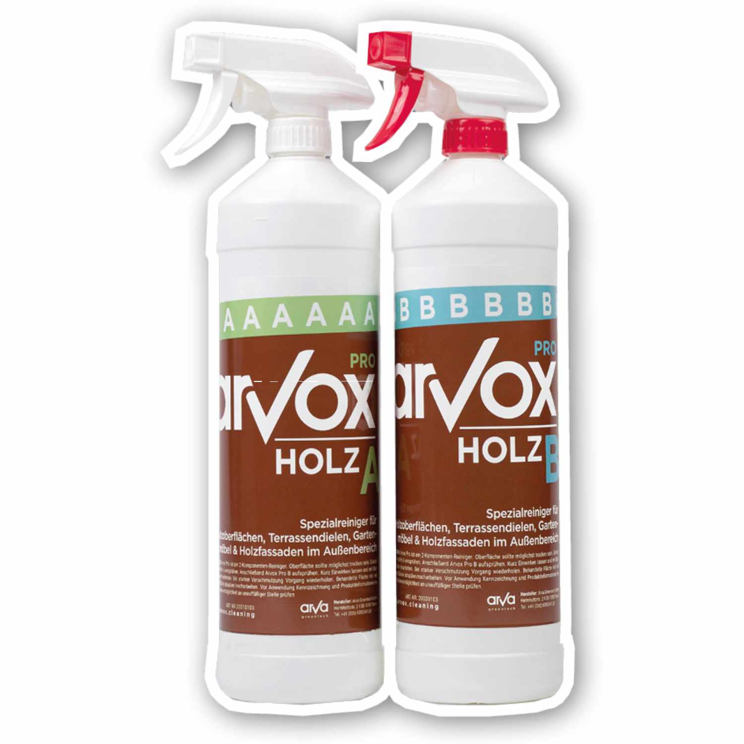 Arvox Pro Holz 2 x 1 L Set