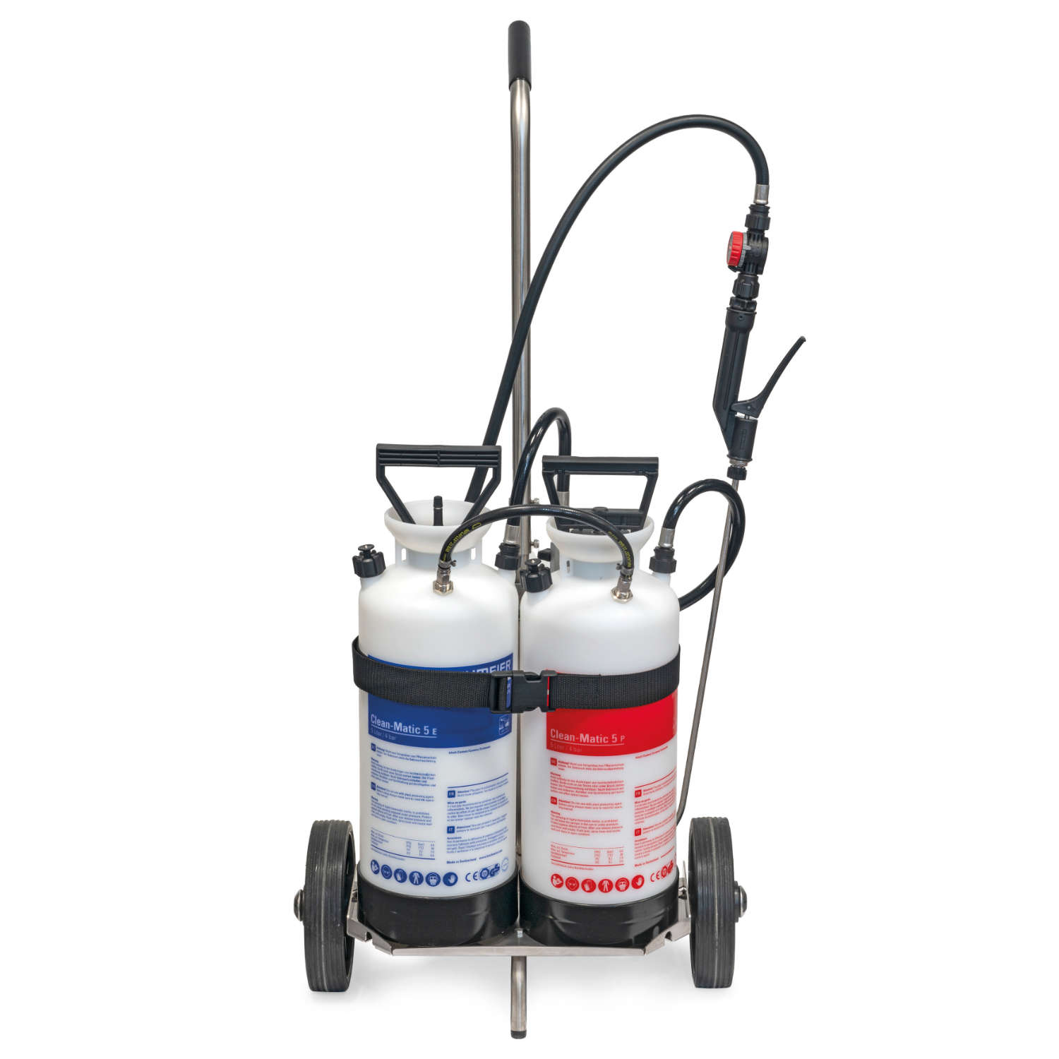 Arvox Twin Sprayer Max 2 x 5 Liter auf Fahrgestell
