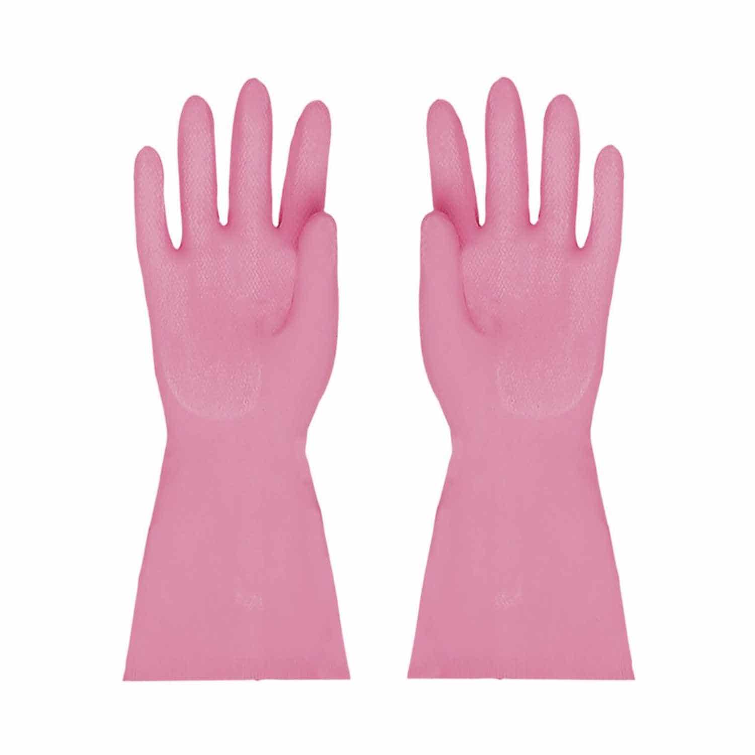Handschuhe Naturlatex - Gr. 8 - 8,5 (L) rosa