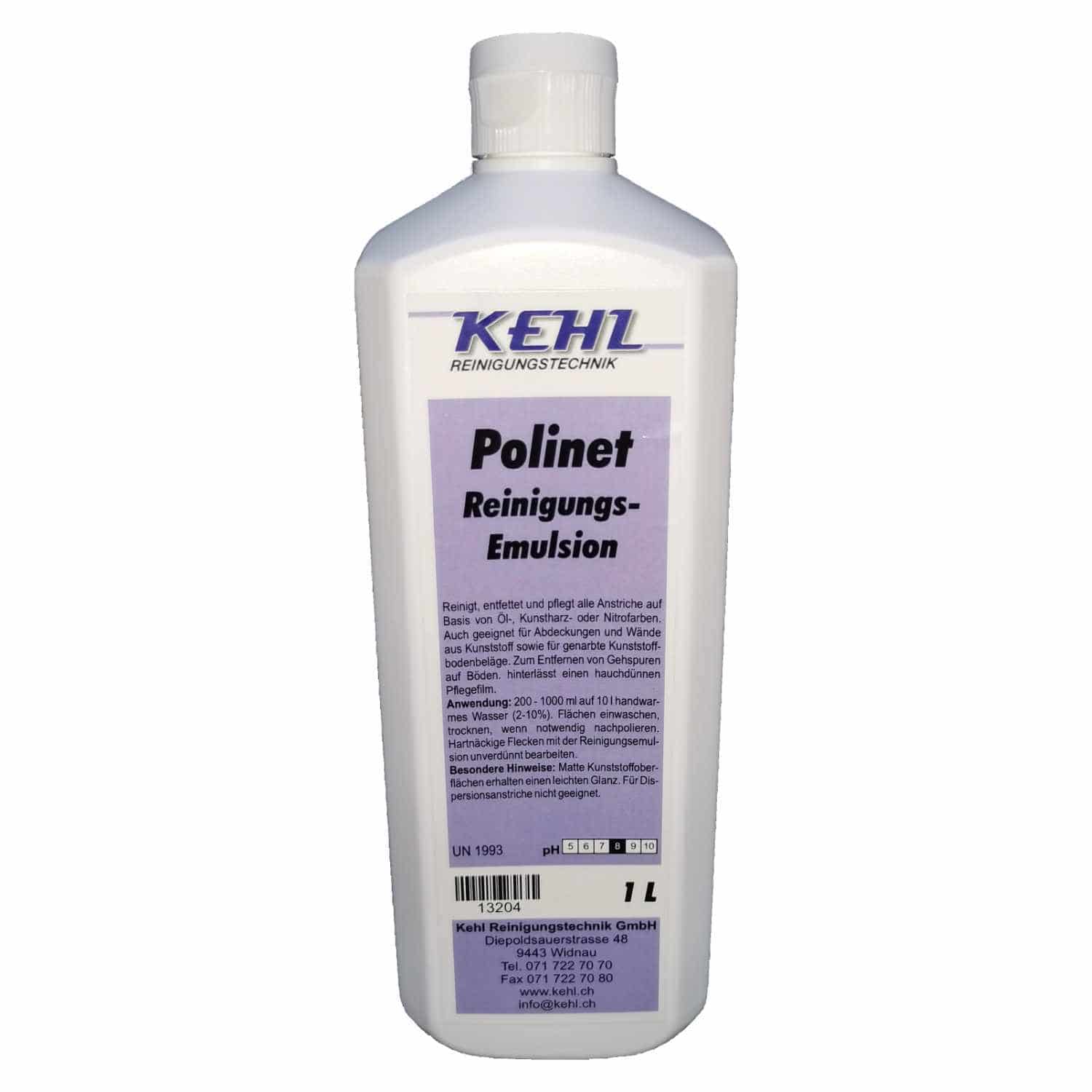 Polinet Reinigungsemulsion 1000 ml ADR Kl. 3 UN 1993 VG III (inkl. VOC)