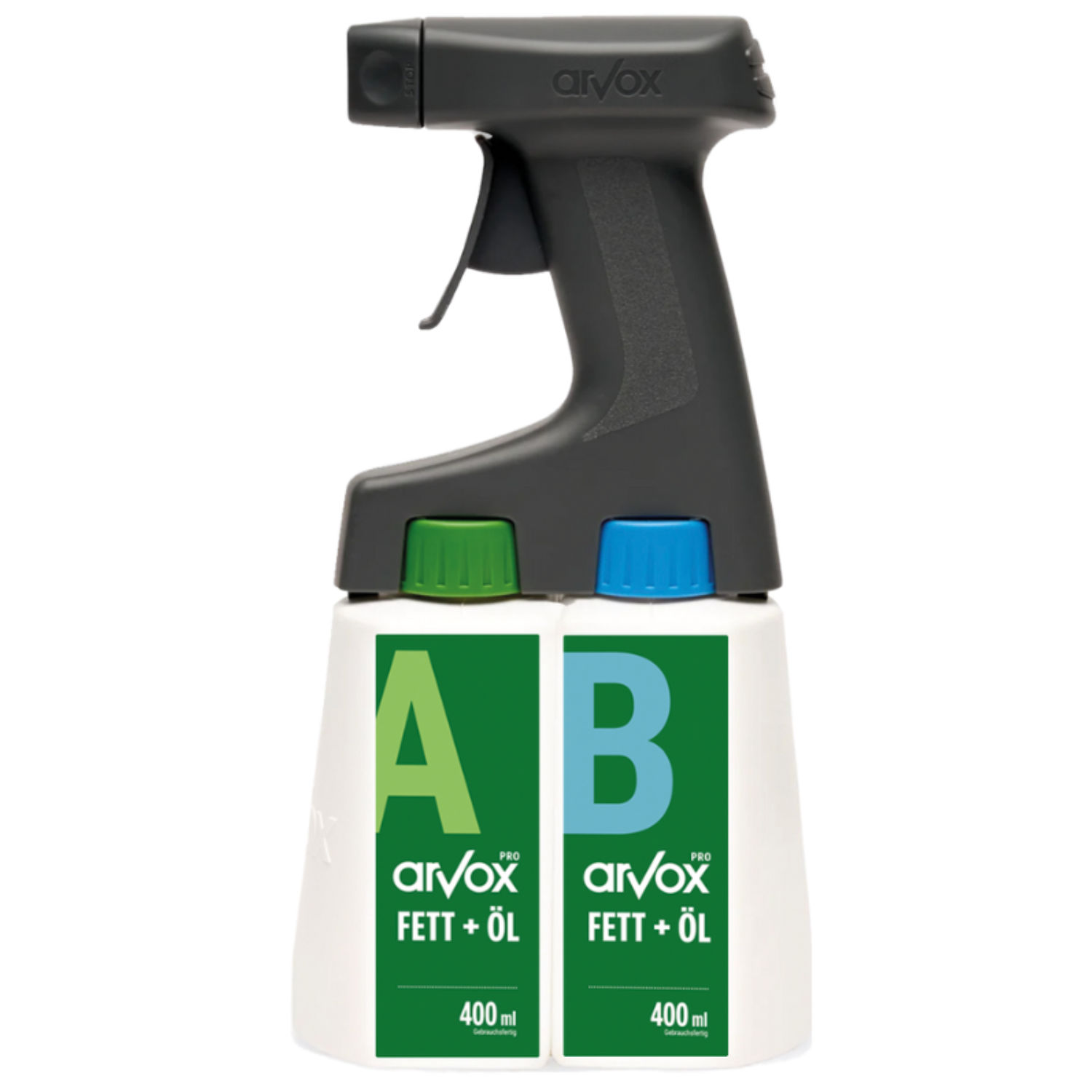 Arvox Pro Fett + Öl TwinSprayer 2 x 0.4 Liter