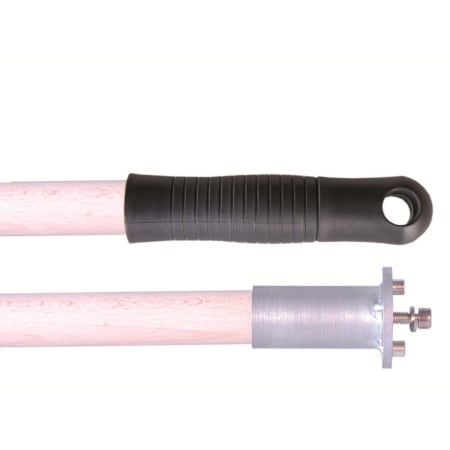 Holz-Stiel   140 cm - gerade mit Befestigungsteil