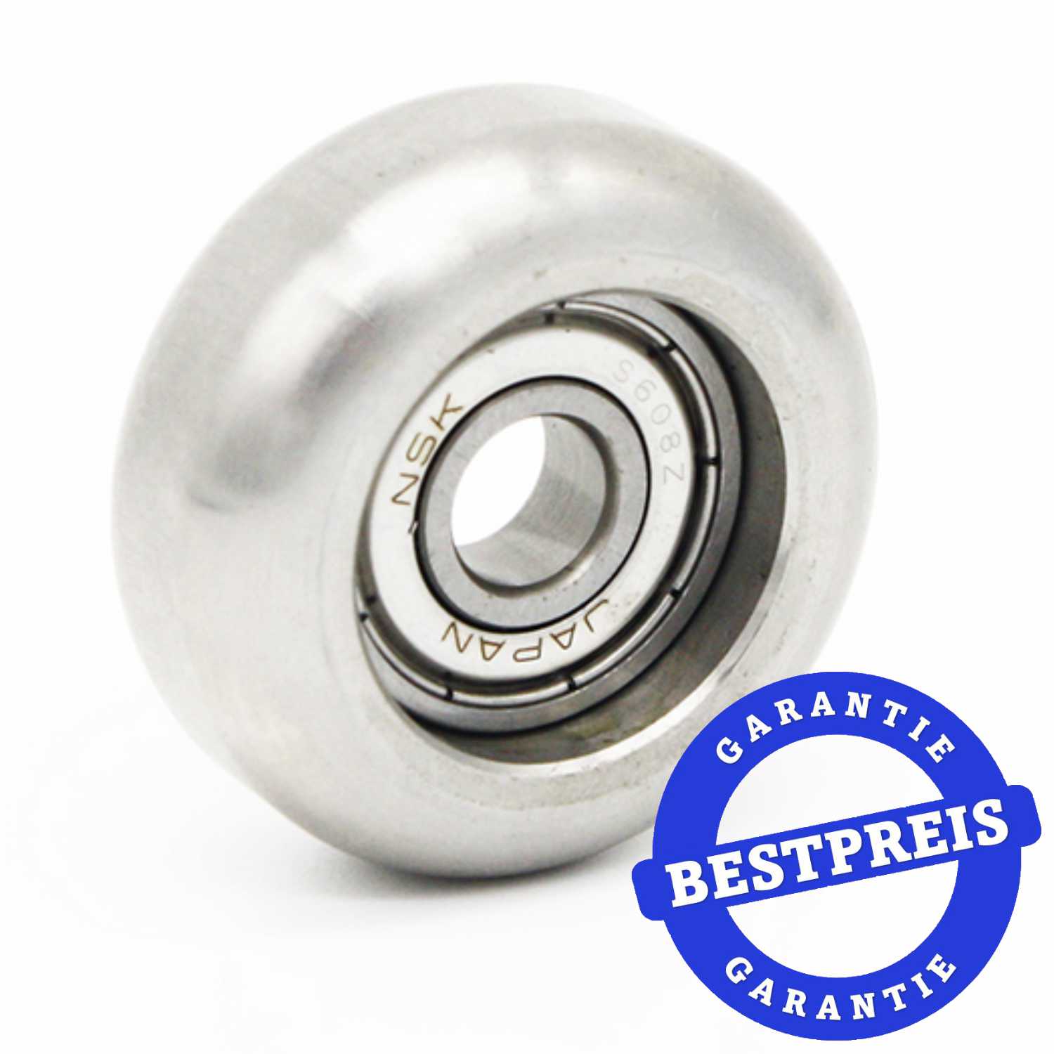 Saugfussrad i-Mop Edelstahl 
