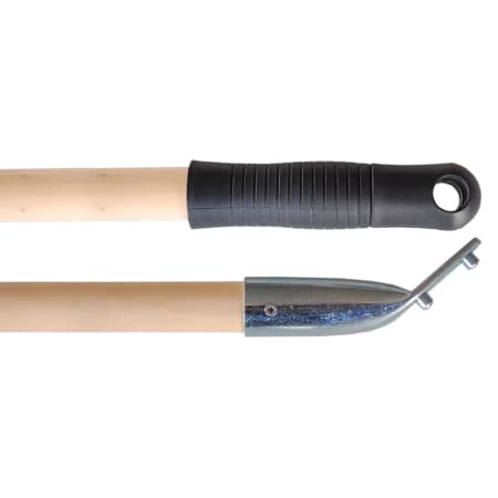 Holz-Stiel   140 cm - schräg mit Befestigungsteil