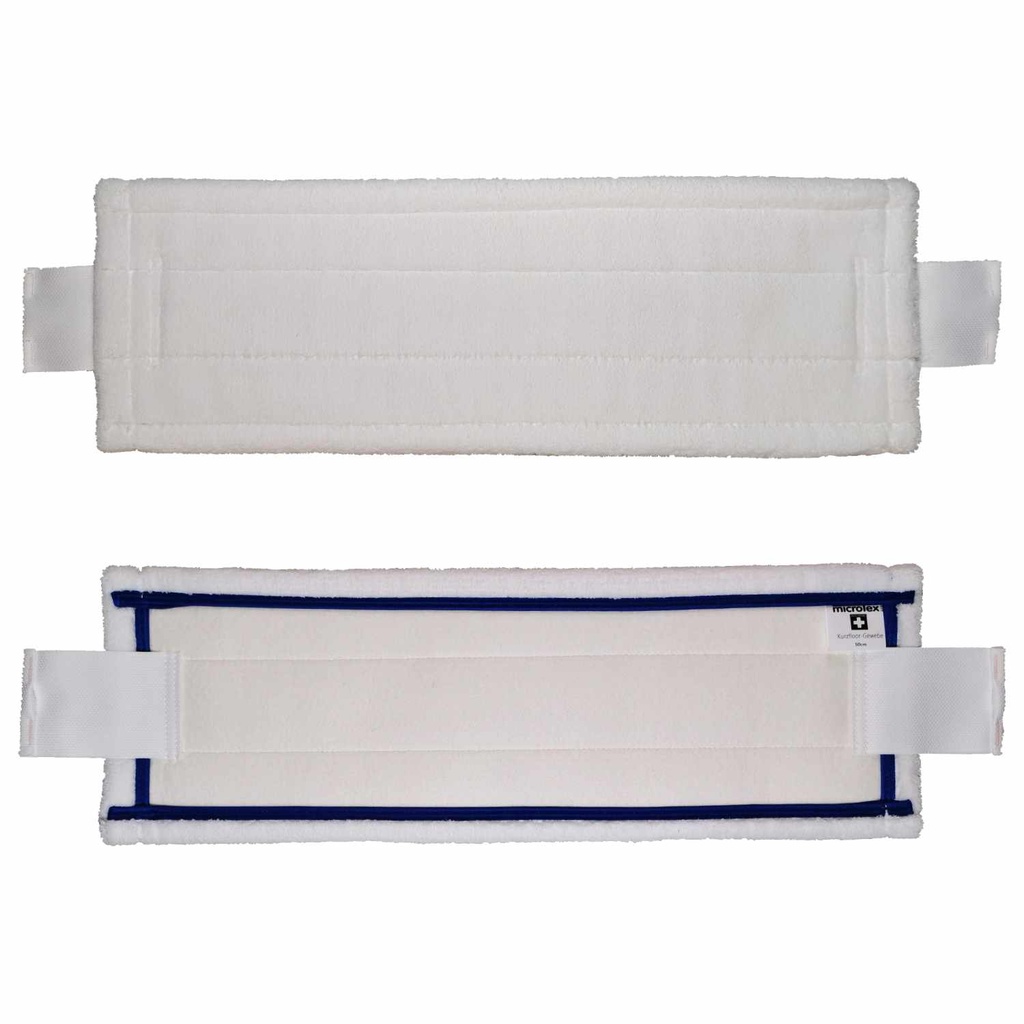 [44092B] Reine Microfaser-Mopp (blau, 40 x 11 cm — Laschen)