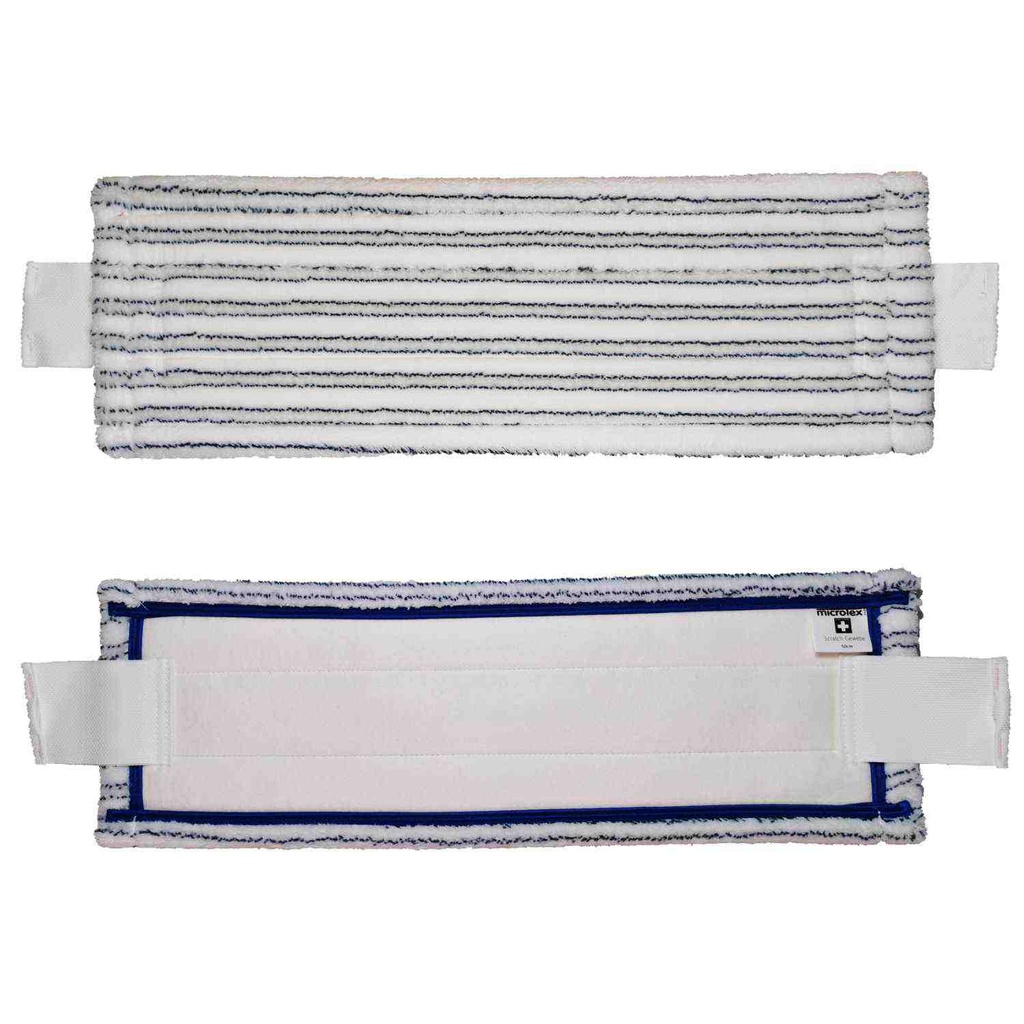 [41040B] MF Scratch-Mopp (blau, 40 x 11 cm — Laschen)