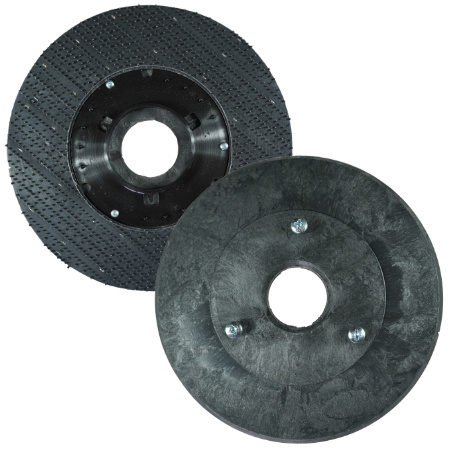 Treibteller  280 mm   mit Pad-Haken schwarz