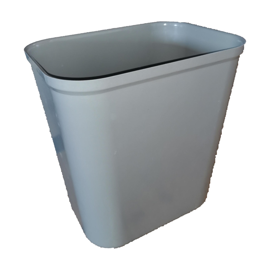 Abfallkorb grau, feuerfest, 26,5 L