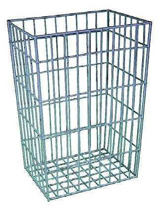 Gitterkorb weiss  beschichtet  50 cm