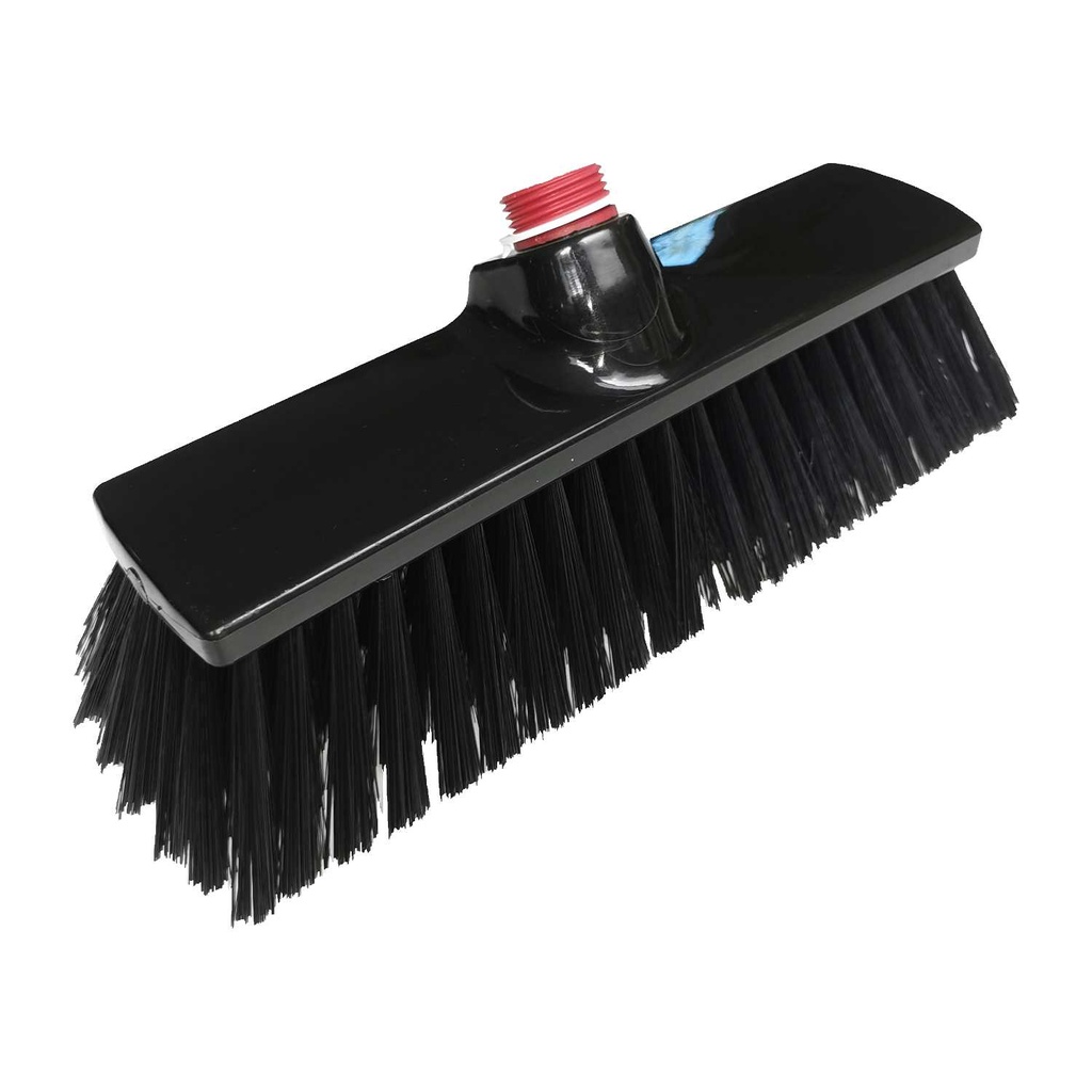 [37319] Grossraumbesen PP schwarz 30 cm hart