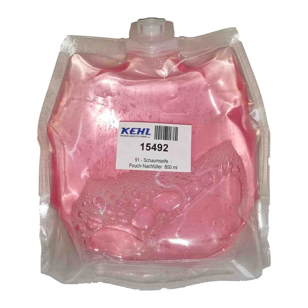 91 - Schaumseife  - Pouch-Nachfüller  800 ml