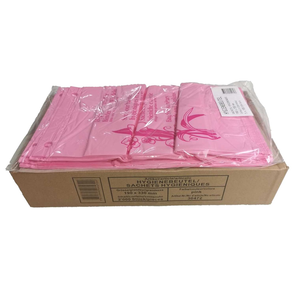 Hygiene-Beutel pink