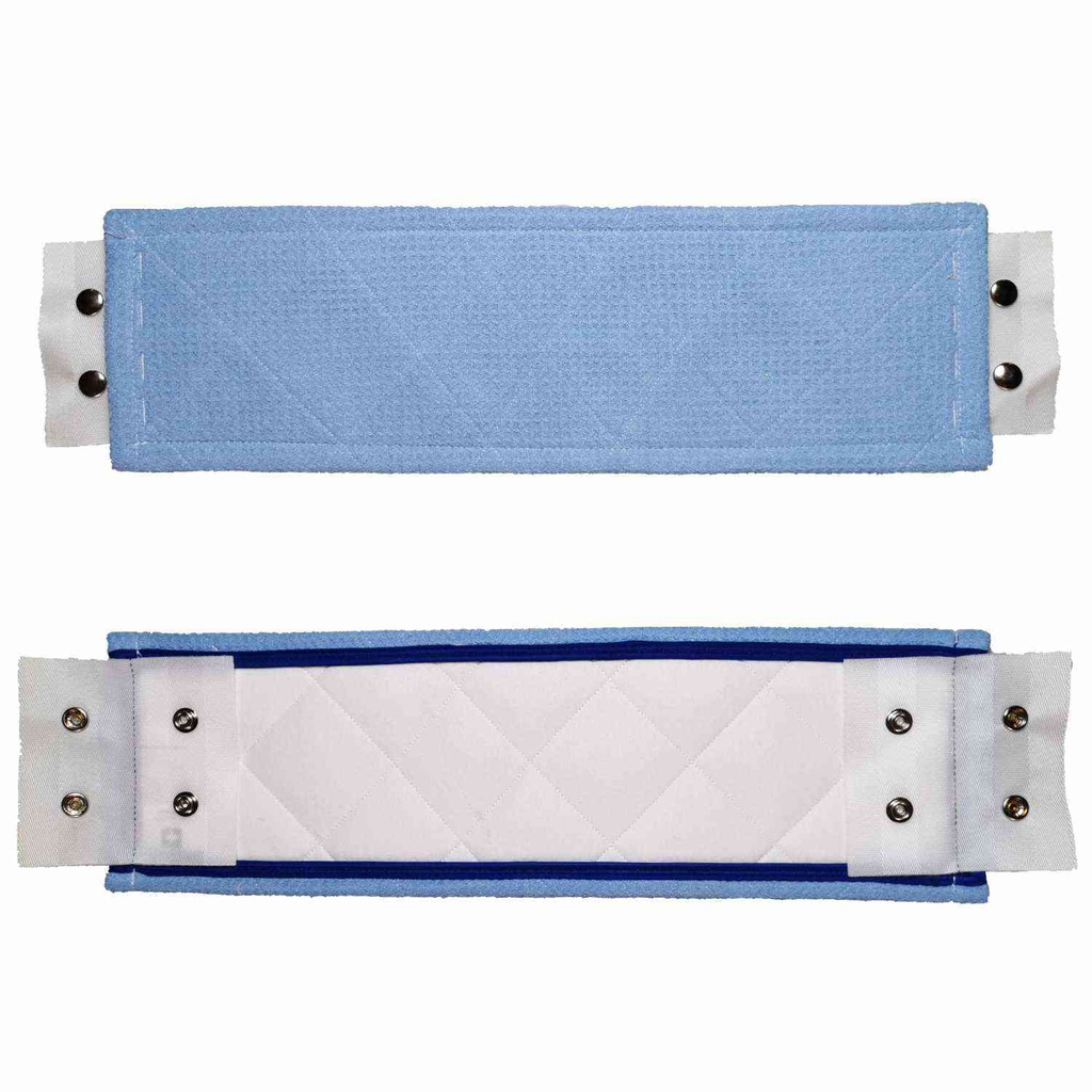 VDM-Nano-Waffeltuch-Mopp  10 x 45 cm  blau