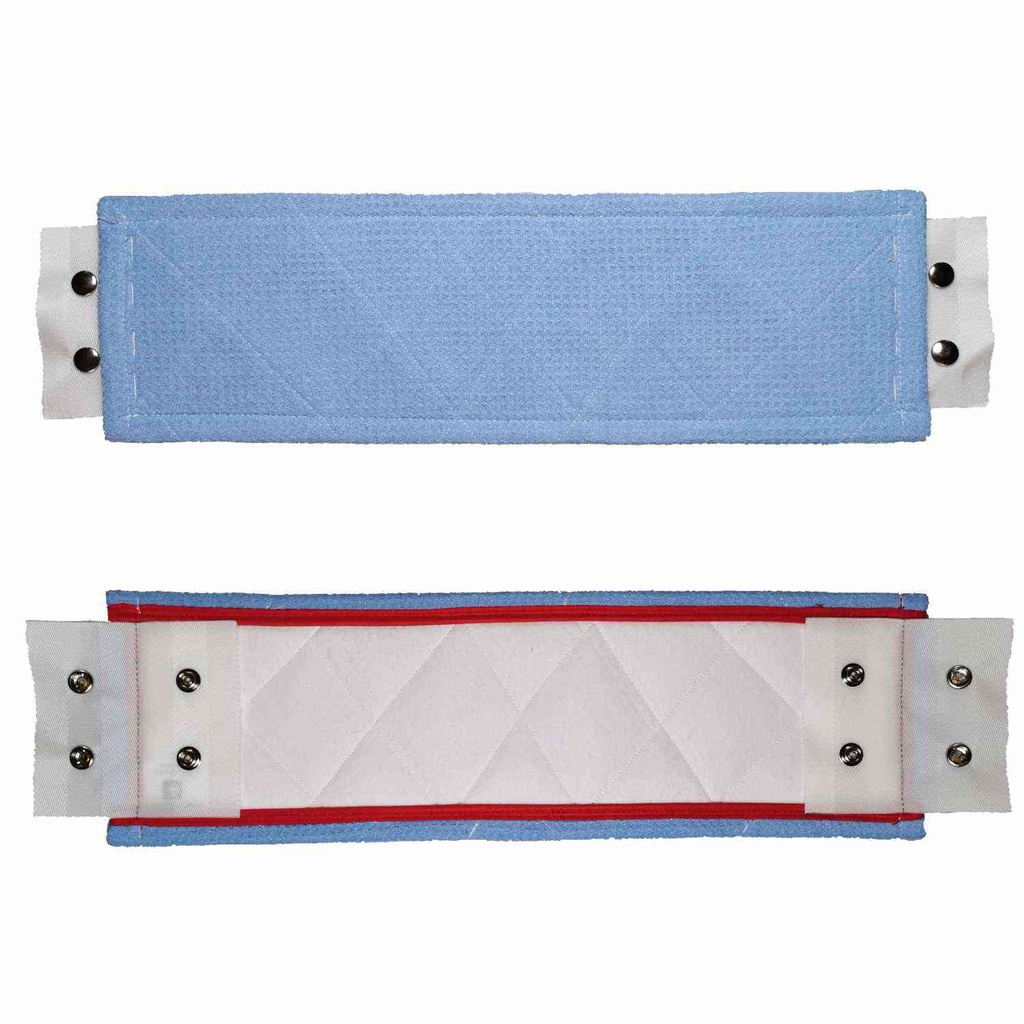 VDM-Nano-Waffeltuch-Mopp  10 x 45 cm  rot
