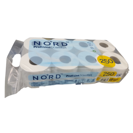 NORD Toilettenpapier 3-lagig Zellstoff
