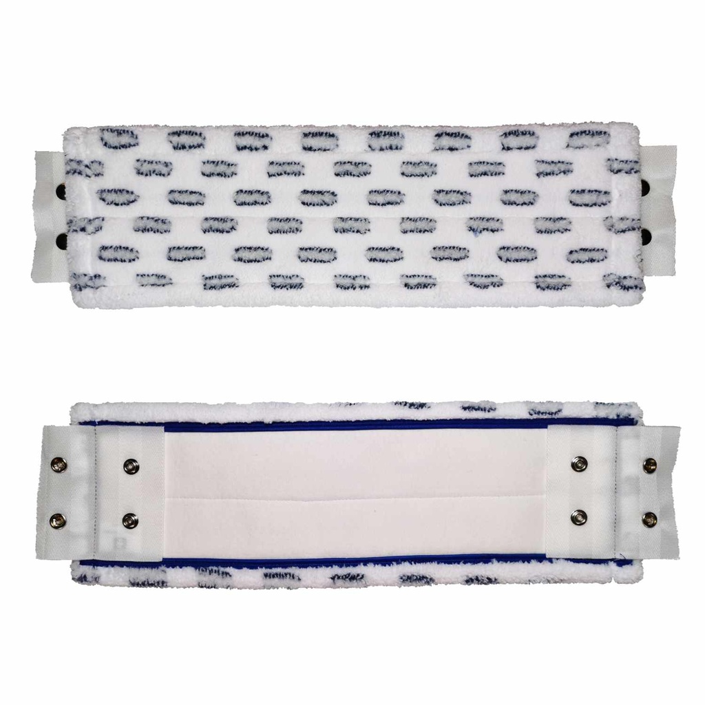 [42021AB] VDM-Wischfranse Microtex abrasiv  45 cm  blau