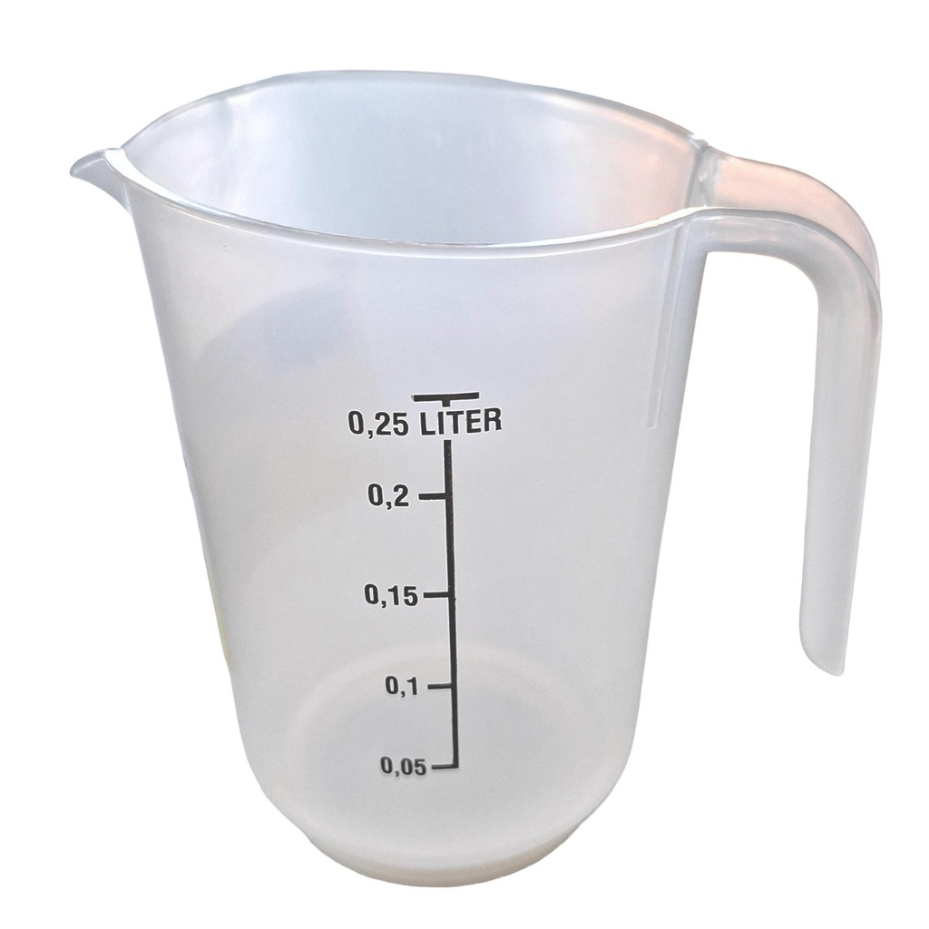 [46180] Dosierbecher  1/4 Ltr.  mit Scala