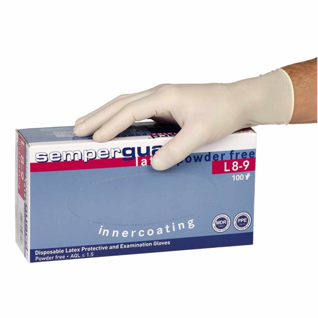 [46970] Handschuhe Naturlatex - naturbeige - Gr. M