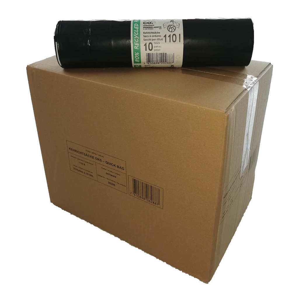 [47111] Abfallsack Quick Bag  110 L mit Zugband