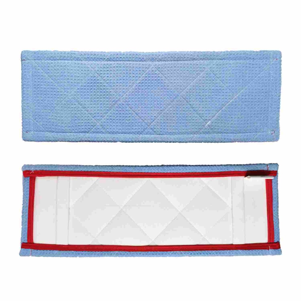 Nano - Waffeltuch-Mopp 11 x 40 cm  rot
