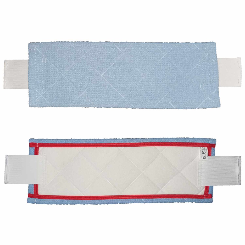 Nano - Waffeltuch-Mopp 11 x 40 cm  rot