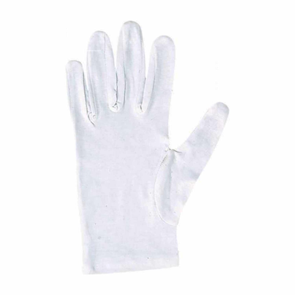 [49813] Handschuhe - weiss Baumwolle