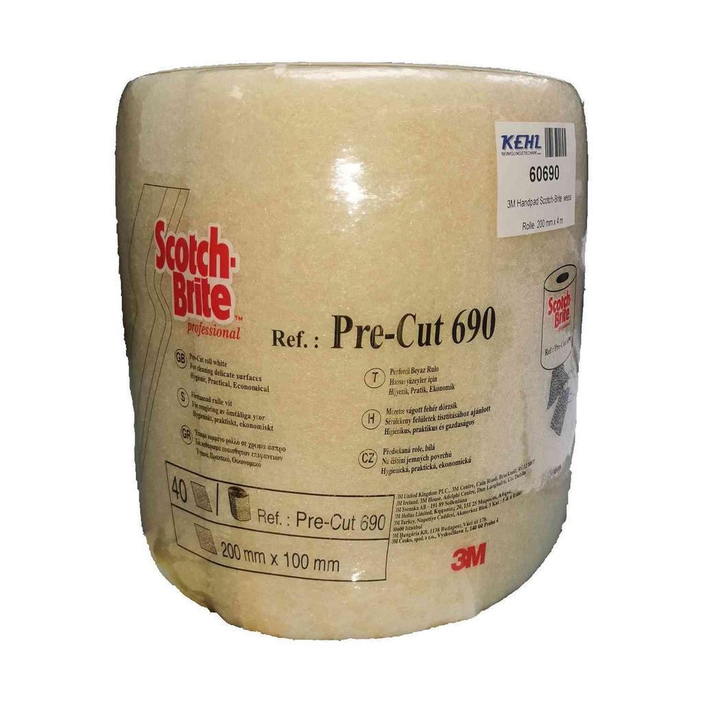 [60690] 3M Handpad Scotch-Brite weiss
