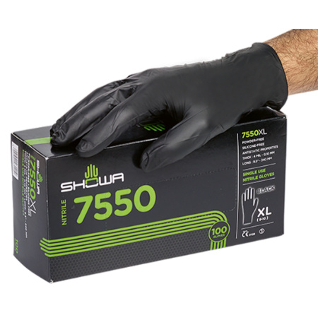 Handschuhe Nitril schwarz